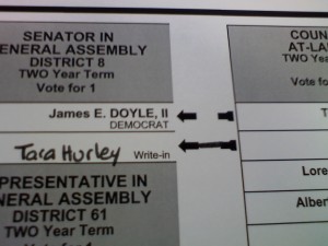 My vote (for myself)